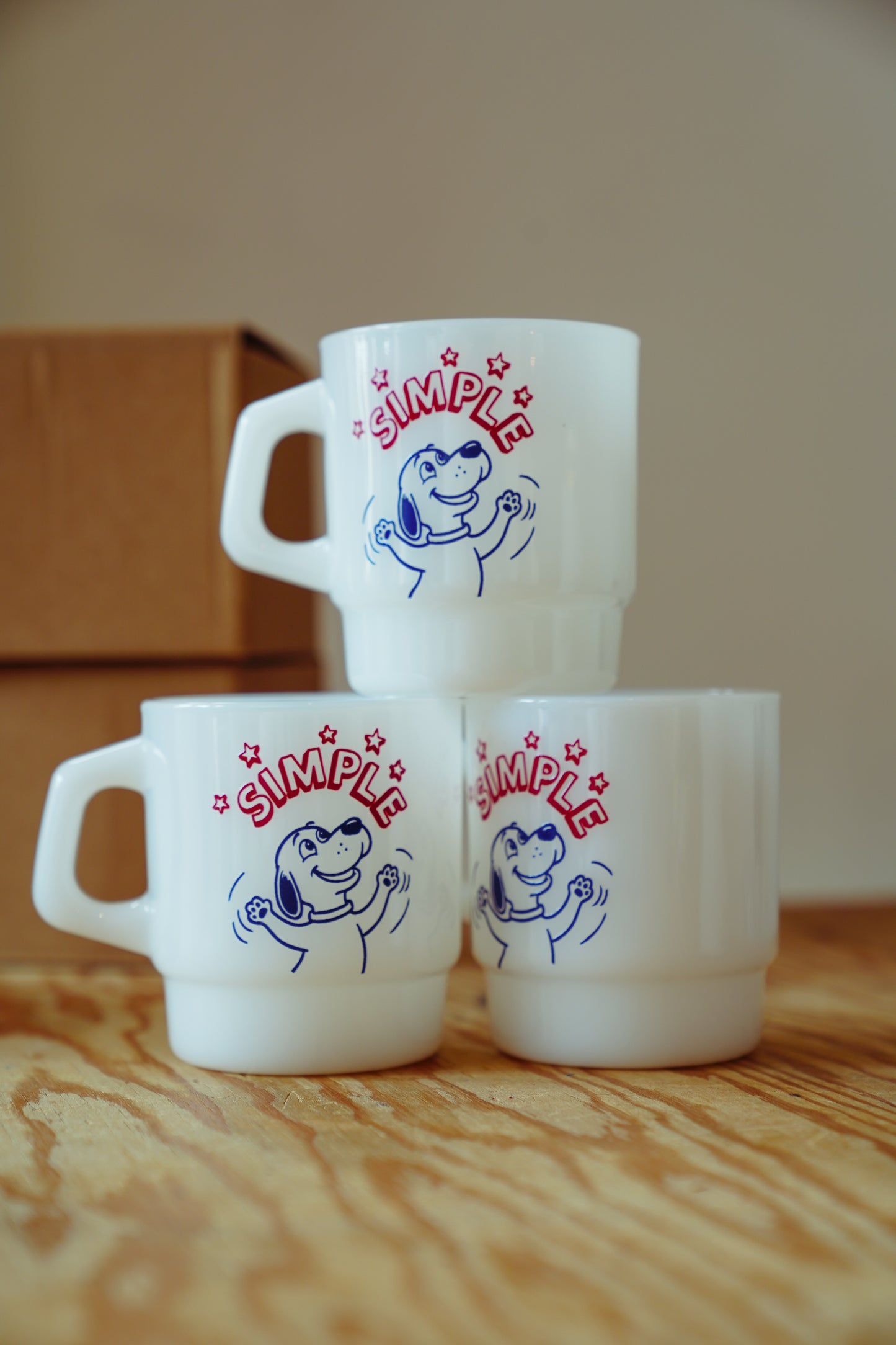Milk Glass Mug