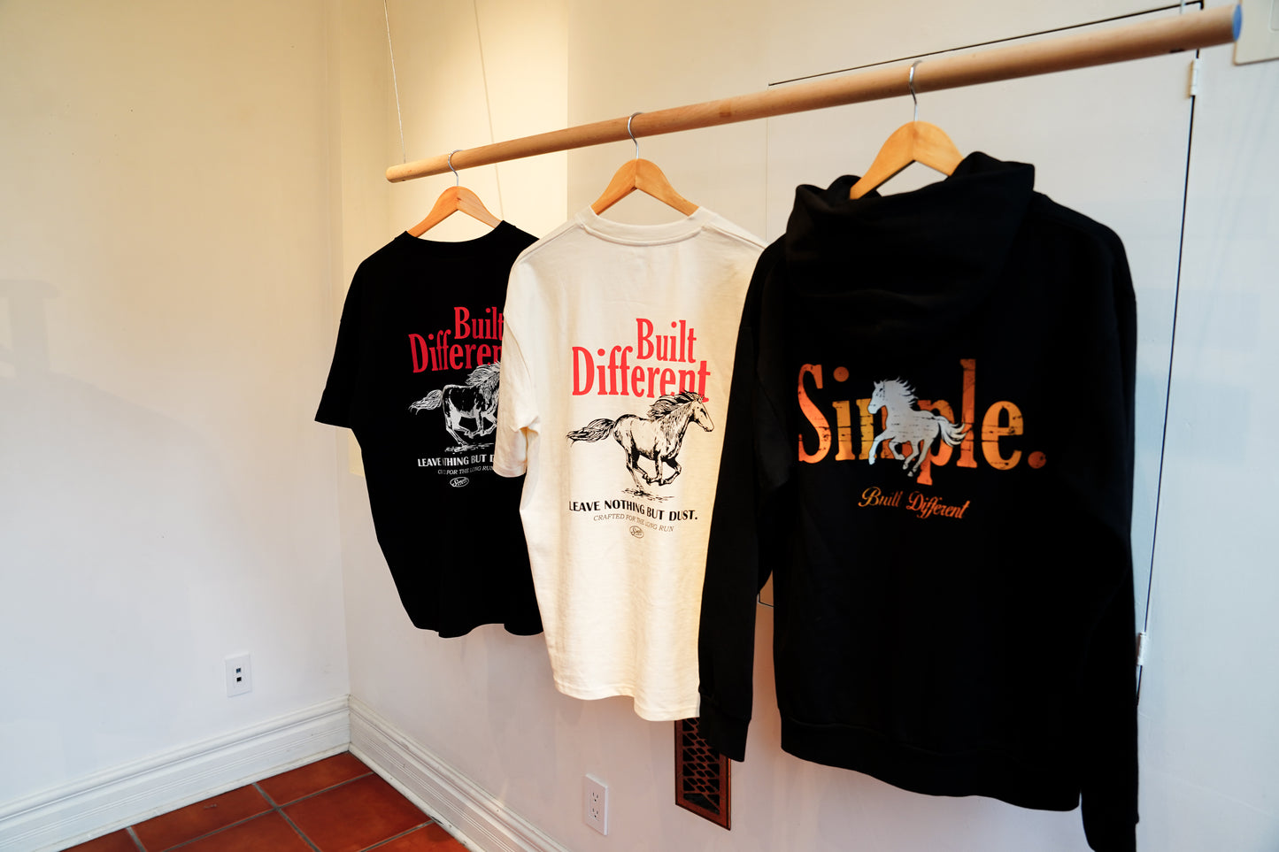Built Different Heavyweight Hoodie - Washed Black