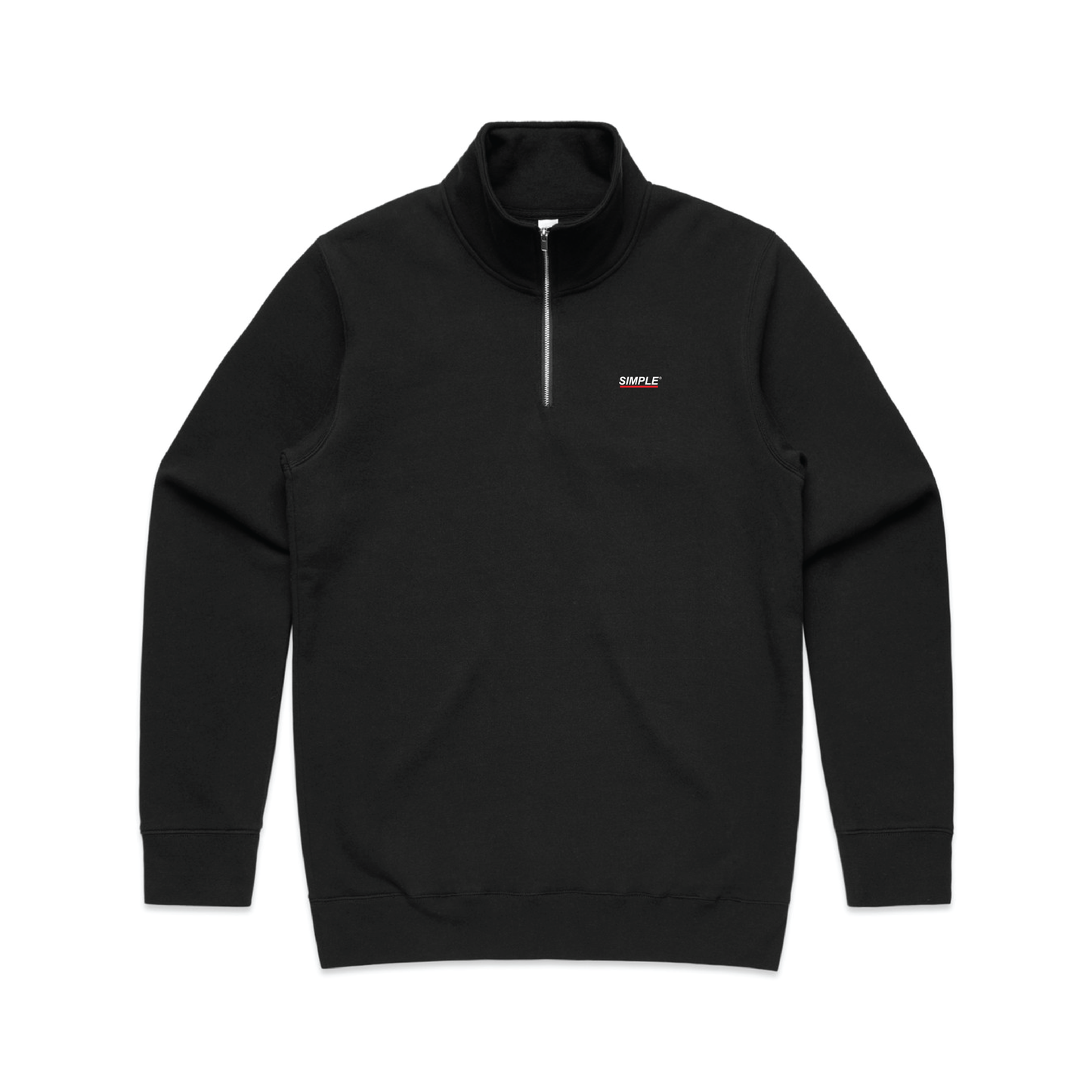 Banner 1/4 Zip Sweatshirt - Black