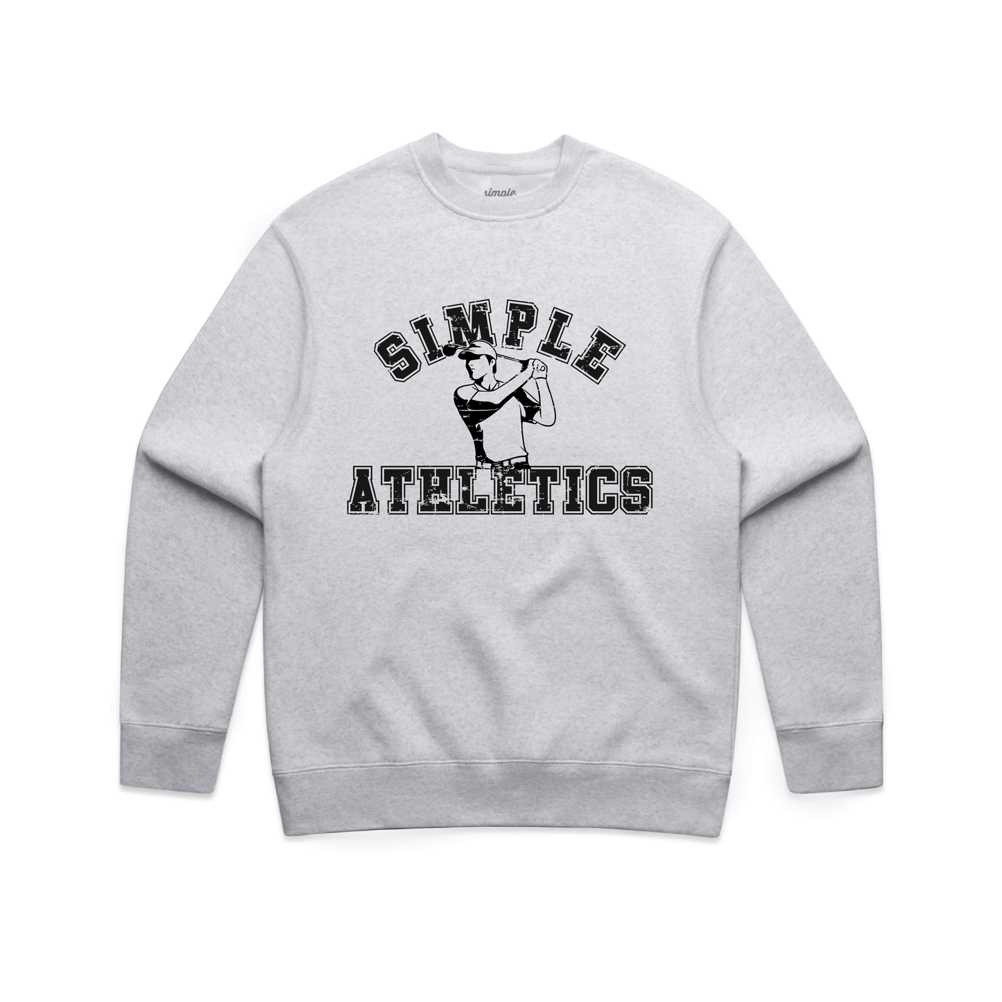 Athletics Crewneck - Ash