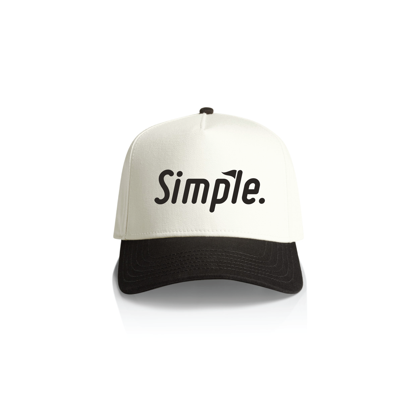 Golf Snapback -Natural/Coal