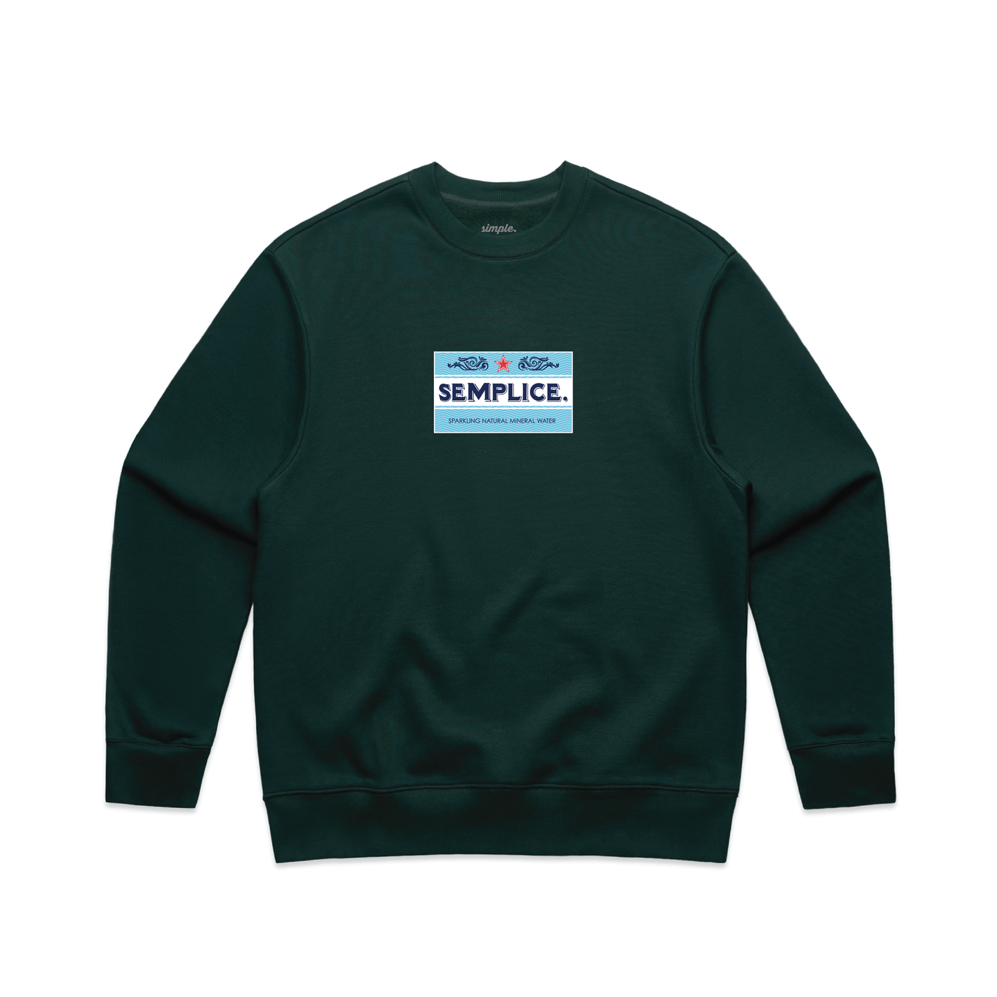 Water Crewneck - Sport Green