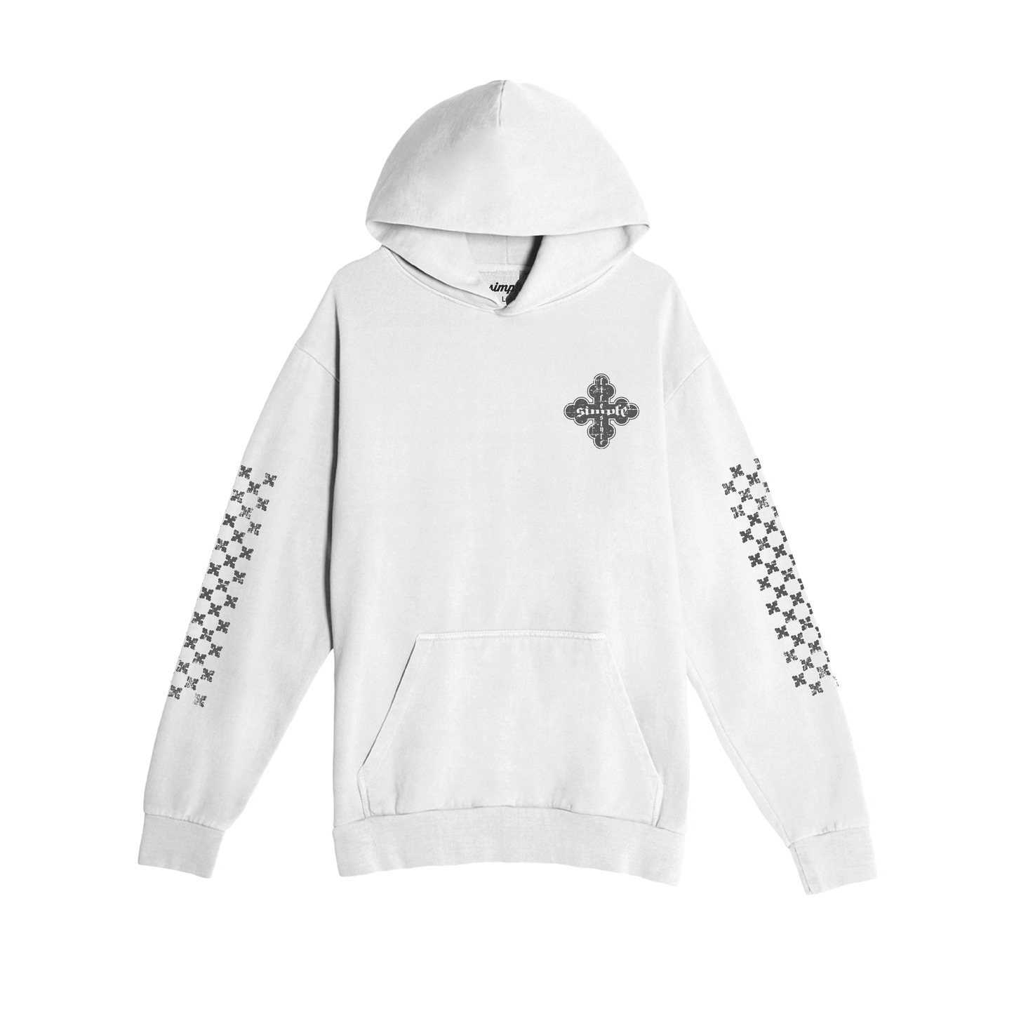 Cross Pullover Heavyweight Hoodie - Lunar Rock