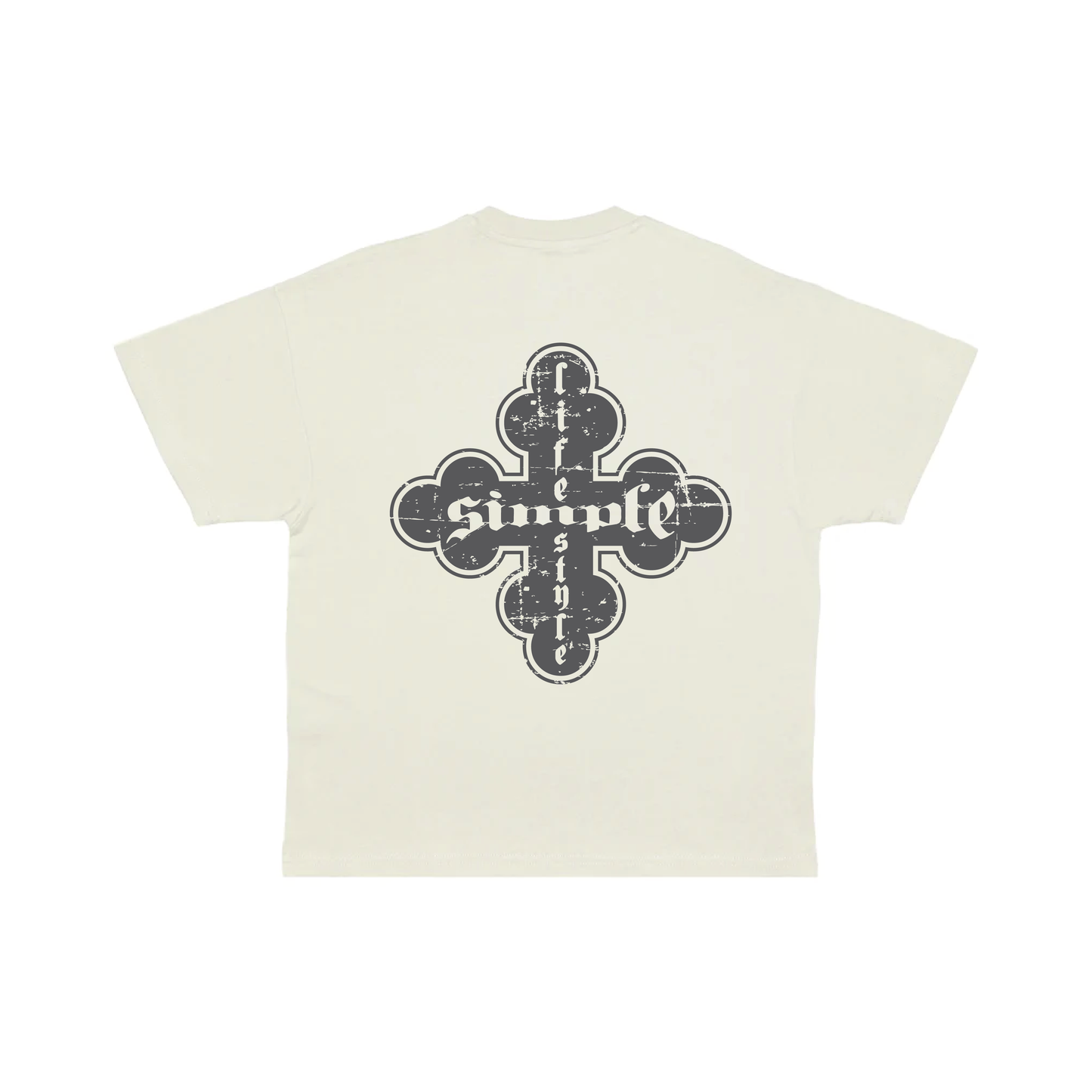 Cross Heavyweight Tee - Frost Grey