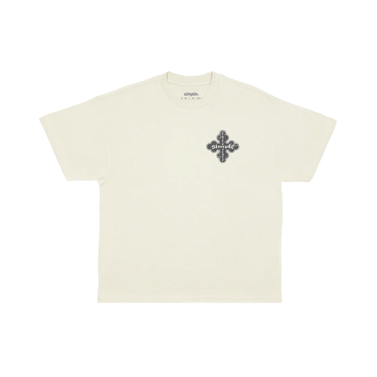 Cross Heavyweight Tee - Frost Grey