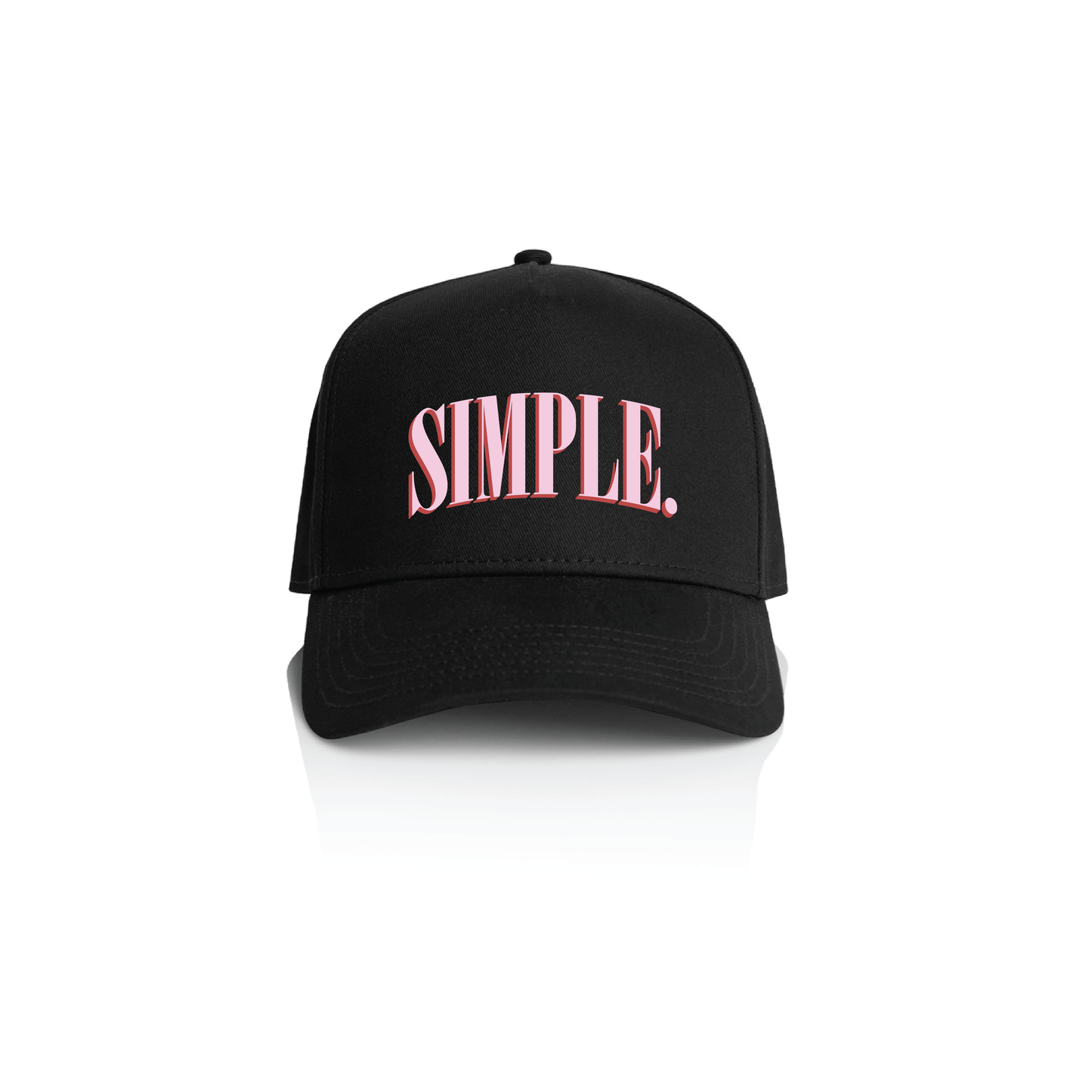 Arch 5-Panel Snapback - Black