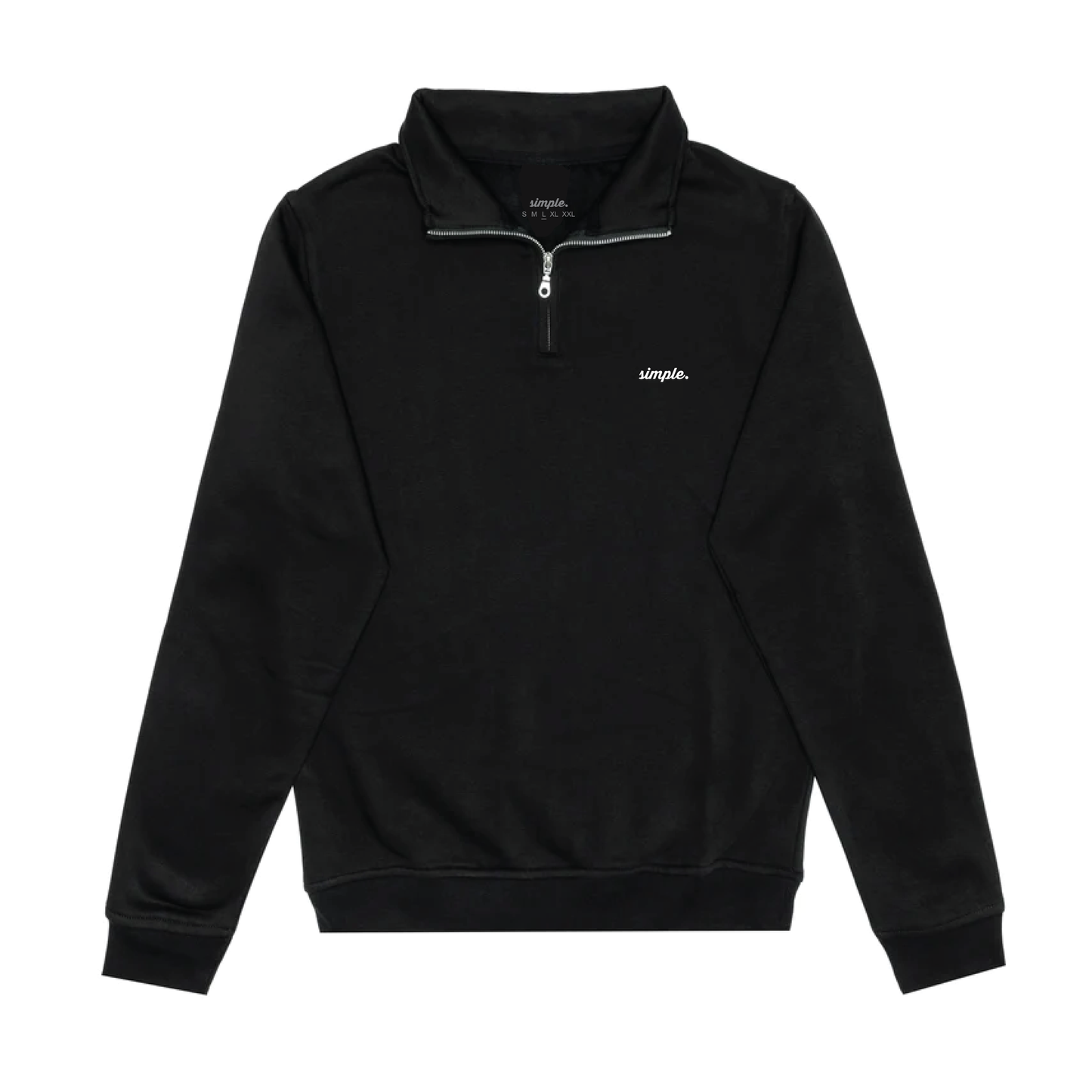 Classic 1/4 Zip Sweatshirt - Black