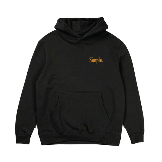Built Different Heavyweight Hoodie - Washed Black