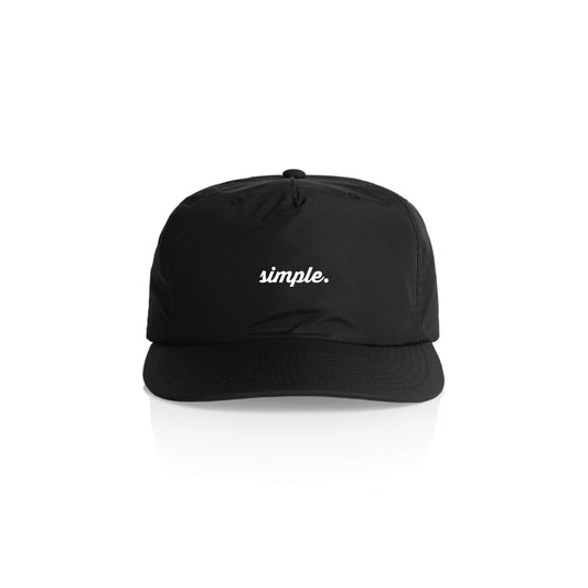 Classic Nylon Snapback - Black
