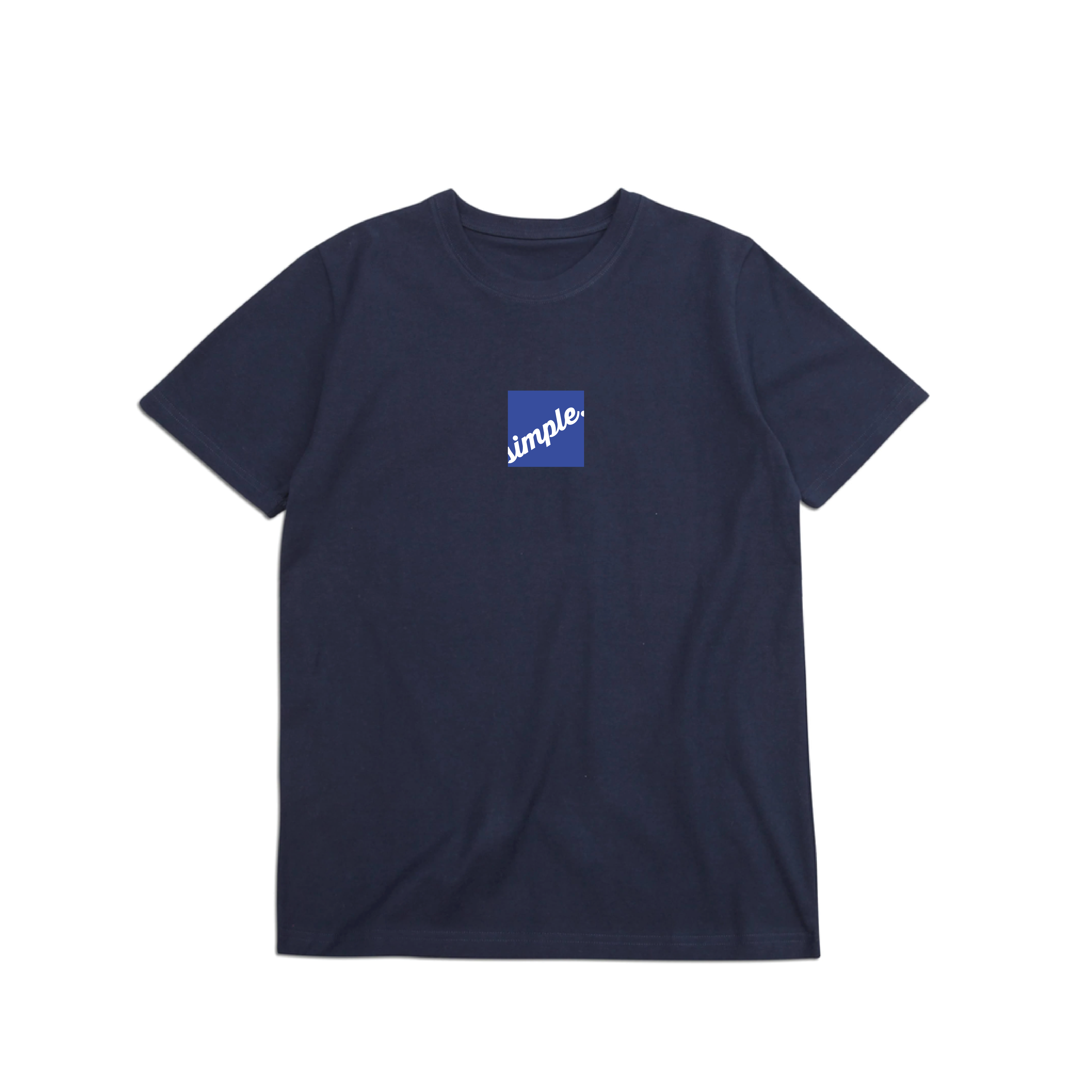Diagonal Tee - Navy