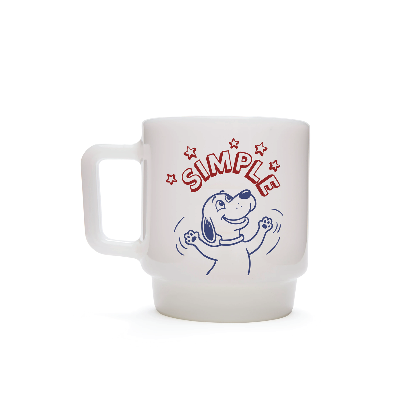 Milk Glass Mug