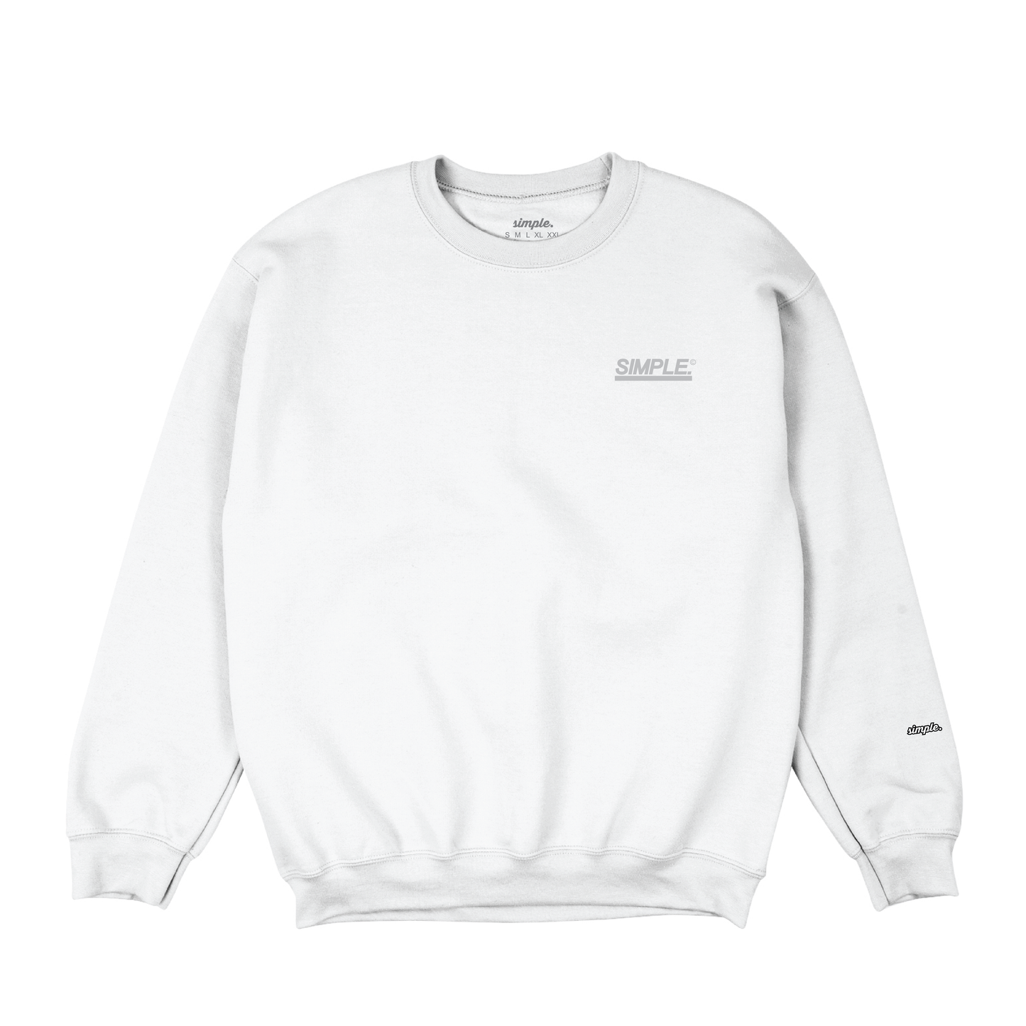 Retro Crewneck - White