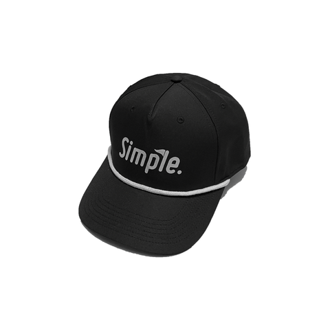 Simple Golf Hat - Black