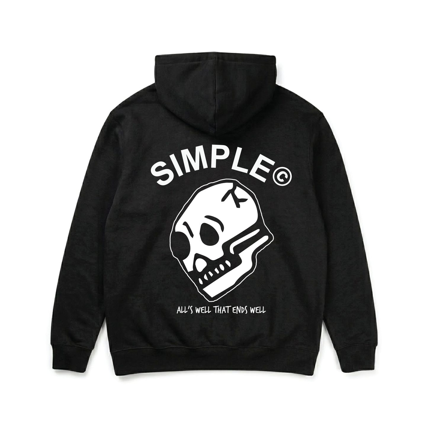 Skull Hoodie - Black
