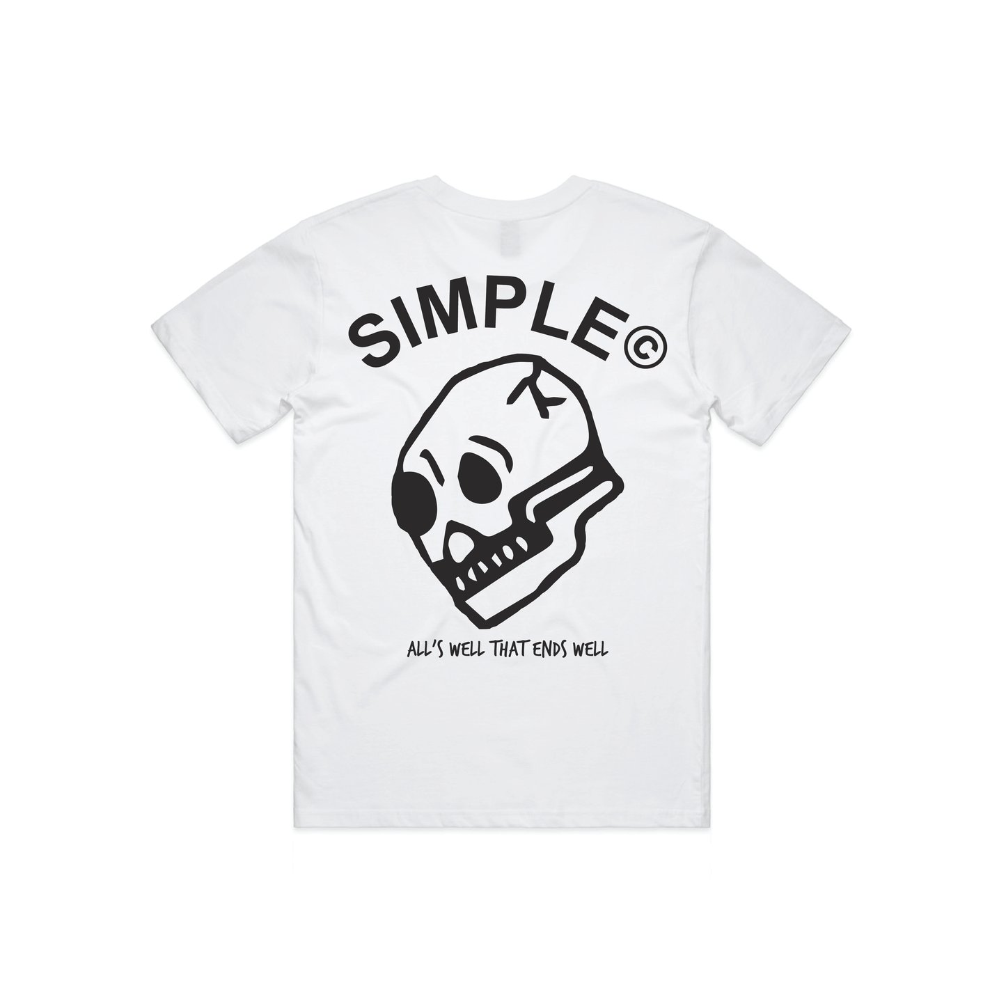 Skull Tee - White