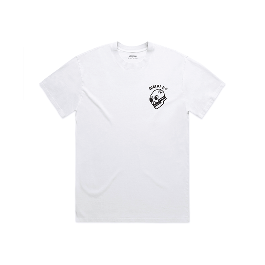 Skull Tee - White