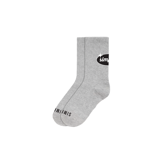 Mid Crew Sock - Grey