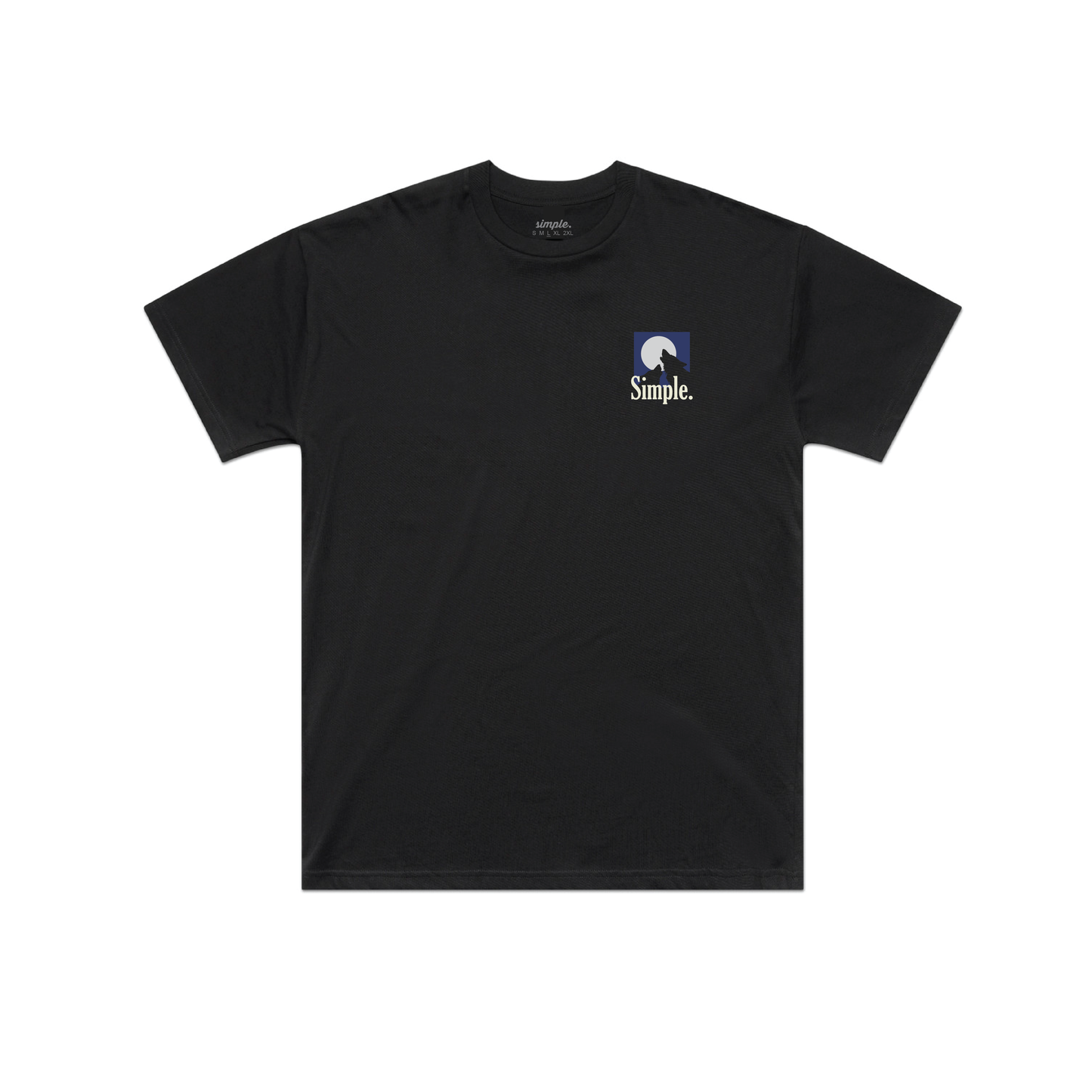 Wolves Tee - Washed Black